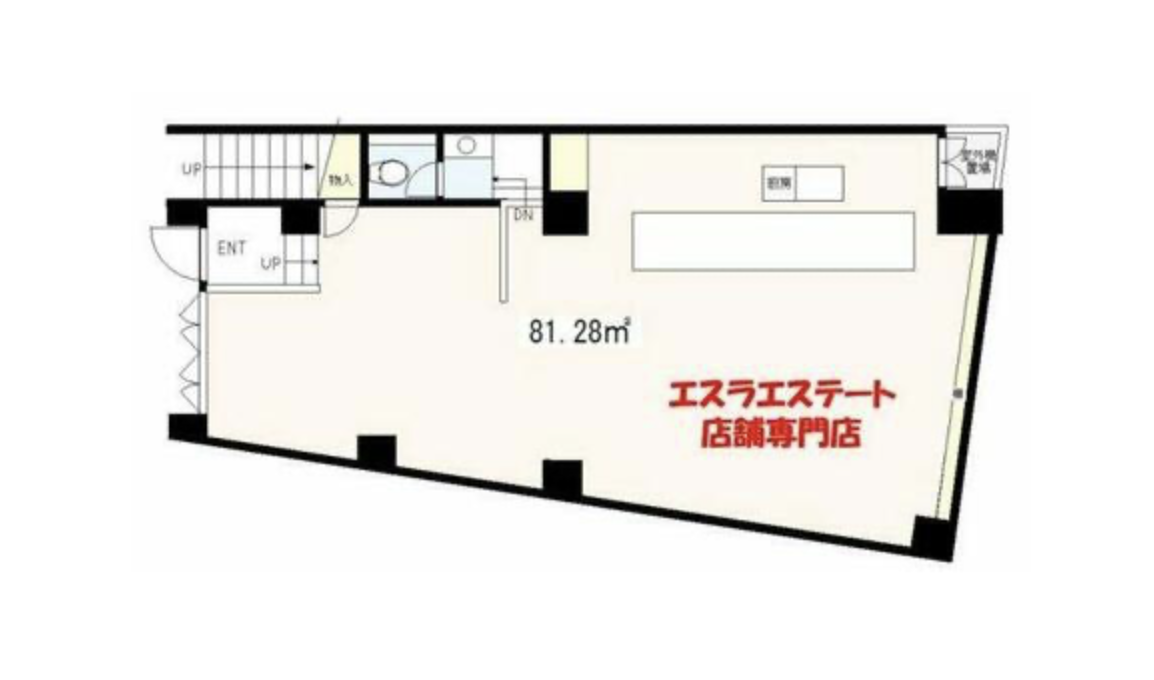 各線三宮駅から徒歩5分の駅近！重飲食〜スクールまで幅広い業種可能なデザイナーズ店舗の居抜き物件